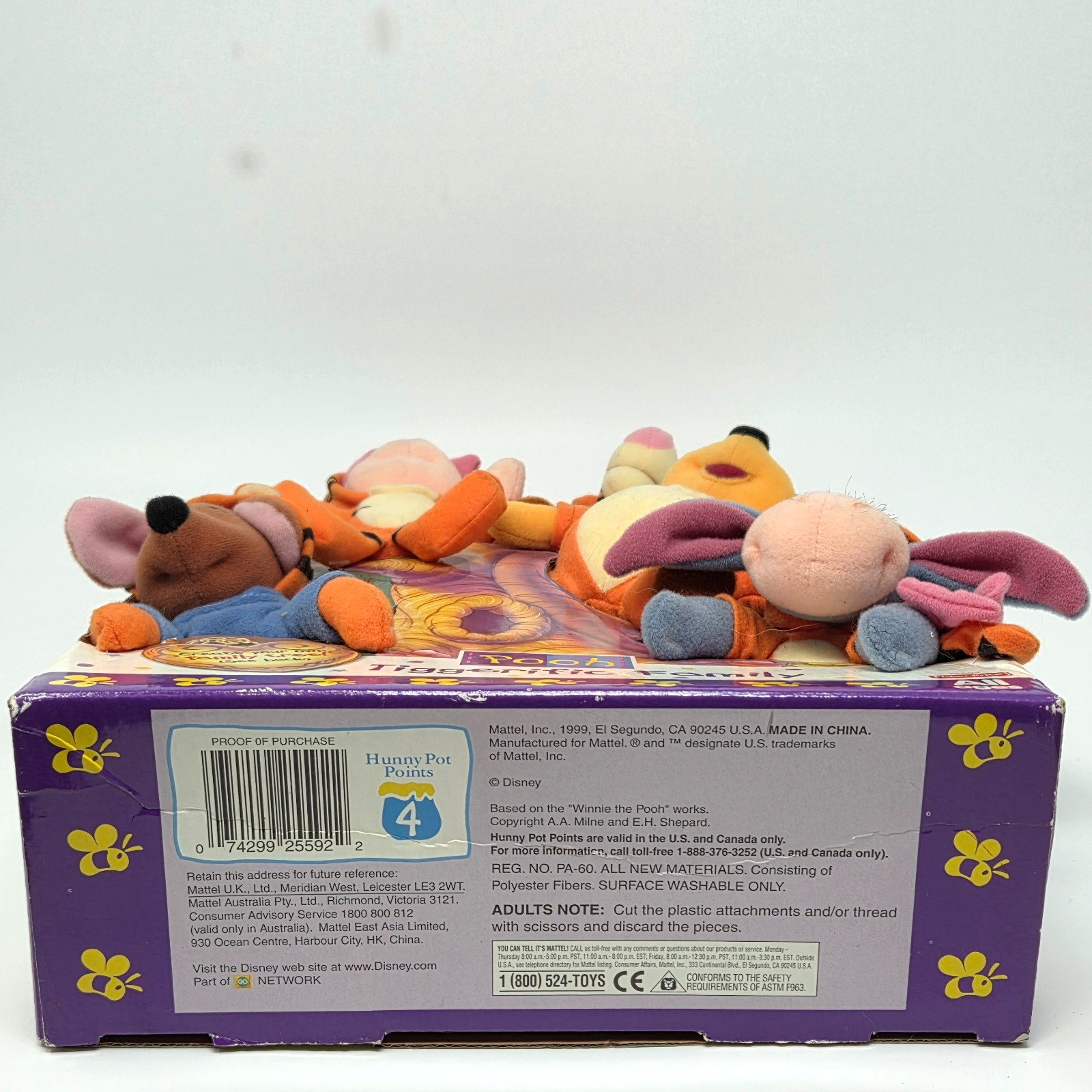 VINTAGE 1999 WINNIE THE POOH TIGGERIFIC FAMILY FISHER PRICE PLUSH NEW DISNEY Item image 11