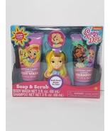 Sunny Day Childrens Bath Gift Set  Shampoo, Body Wash, Bath Scrubby &amp; Hook - £3.75 GBP