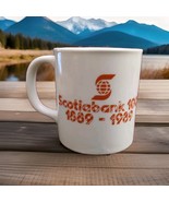 Scotiabank (Bank of Nova Scotia) 1889-1989 100th Anniversary Logo Coffee... - $3,646.48 MXN
