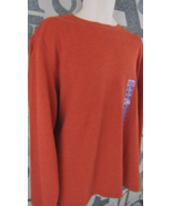 New American Outdoorsman Men 2XL Harvest Red Heather Thermal Shirt Stret... - $22.00