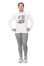 Born To Be Awesome Womens Long Sleeve Shirt - £15.70 GBP
