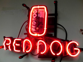 New RED DOG Miller Brewing Can Beer Neon Light Sign 14&quot;x8&quot; [High Quality] - £58.96 GBP