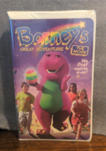 Barney - Barney&#39;s Great Adventure The Movie VHS 1998 - Acceptable Condition - $5.17