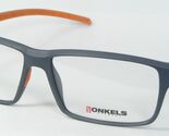 Neu ONKELS ONK4402 Farben 1 Matt Grau/Orange Brille Brillengestell 55-13... - $96.03