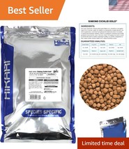 Nutritious 2.2 lb Cichlid Gold Pellets - Enhance Your Fish’s Colors &amp; He... - $40.50