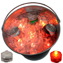 Super Bowl Party Beer Ice Bucket Lights Submersible LED Bright Festive 3... - $45.59