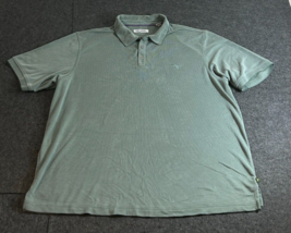 Tommy Bahama Polo Shirt Green Modal Blend Short Sleeve Golf Men&#39;s Size 2... - $19.74