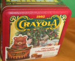 1992 Crayola Collectible Holiday Tin With 64 Box Crayons And Christmas O... - $19.79