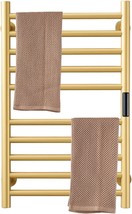 Ewdphw Electric Towel Warmer Radiator Gold Bathroom Accessories,, Plug In. - £183.80 GBP