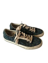 TAOS Womens Shoes Z-SOUL Blue Floral Sneakers Round Toe Sz 8.5 - $47.03