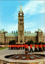 Vtg Postcard Parliament Hill, Ottawa, Ontario, Canada, Changing of the Guard - £5.19 GBP