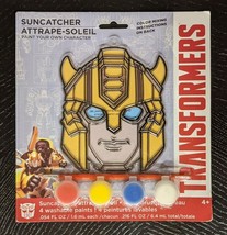 Transformers Bumblebee Suncatcher 4-Paint Set w/Brush Arts Crafts SAME-D... - £5.26 GBP