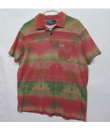 Vtg 90s Polo Ralph Lauren Southwest Aztec Indian Polo Shirt Red Green XL... - £56.00 GBP