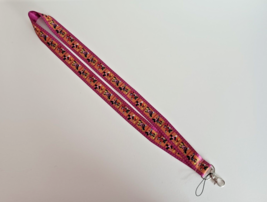 Authentic Disney Pink Mickey Mouse &amp; Minnie Mouse Lanyard Film Strip Rev... - £10.63 GBP