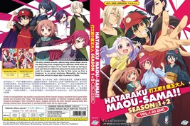 Dvd Anime~Doppiato In Inglese~Hataraku Maou-sama!Stagioni... - £15.43 GBP