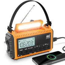 Emergency Radio,5000 Digital Weather Radio With Am/Fm/Noaa/Sw,Sos Survival Porta - £58.18 GBP