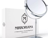 MIRRORVANA Large Double Sided 10X and 1X Magnifying Makeup Mirror with S... - £23.52 GBP
