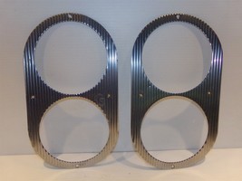 1958 Dodge Truck Headlight Trim Bezels OEM Power Wagon Panel - £201.66 GBP