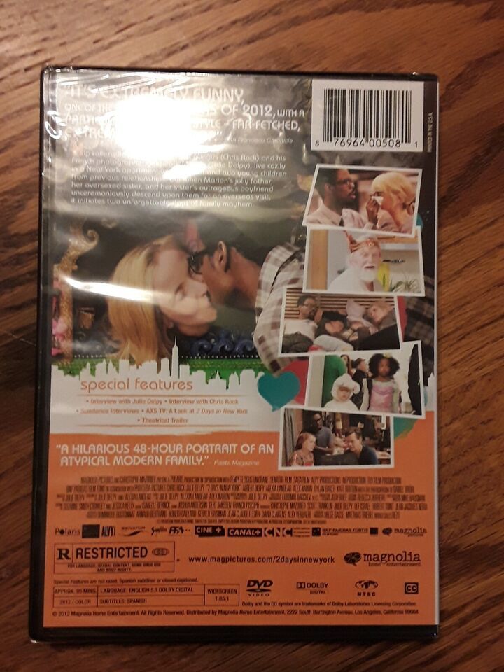 2 Days in New York (2012) Chris Rock, Julie Delpy DVD BRAND NEW Item image 2