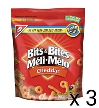 3 Bags of Canadian BITS &amp; BITES CHEDDAR Snack Mix 175g / 6.17 oz each - $24.19