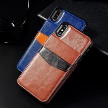 Vertical Flip Card Holder Leather Phone Case For iPhone 11 6 6S Plus X XR XS Max - £11.98 GBP+