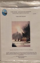 1996 Lone Deer Sonagolese Design American Indian Cross Stitch Cheyenne Winter - £10.05 GBP