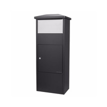 Barska MPB-500 Parcel Mail Box with Stainless Steel Drop Door - Black - $513.19