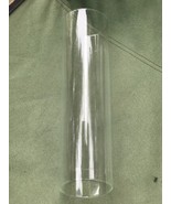 Clear Glass Hurricane Shade 10” X 3” Lantern Lamp Candelabra - Straight - $8.98 CAD