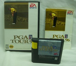 Vintage Pga Tour 96 Golf Sega Genesis Video Game Complete w/ Manual Sports 1996 - $14.85