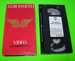 Aerosmith ‎Video Scrapbook Vintage VHS Video Cassette Tape 1987 Classic Rock - £7.95 GBP