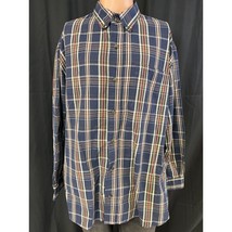 C.E. Schmidt Workwear Men&#39;s Blue Flannel Shirt/Button Up Sz XL SKU 4353 - $19.33