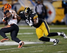 Lawrence Timmons 8X10 Photo Pittsburgh Steelers Picture Nfl Football Vs Bengals - £3.85 GBP
