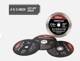 2 pack New Hyper Tough 4-Pack ea 3-Inch Aluminum Cut-Off Discs 43230 - $29.67
