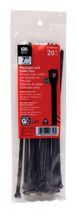 Gardner Bender 7 in. L Black Cable Tie 20 pk 46-308UVBMP - $6.95