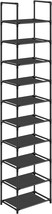 Songmics Shoe Rack, 10-Tier Shoe Shelf, Shoe Storage, Black Ulsr110B02. - $35.93