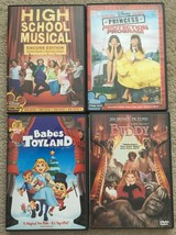 4 Family Kid Movies DVD Lot - High School Musical, Princess Protection, Toyland - £9.90 GBP