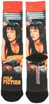 Pulp Fiction Movie Poster Uma Thurman Sublimated All Over Print Mens Crew Socks - £6.03 GBP