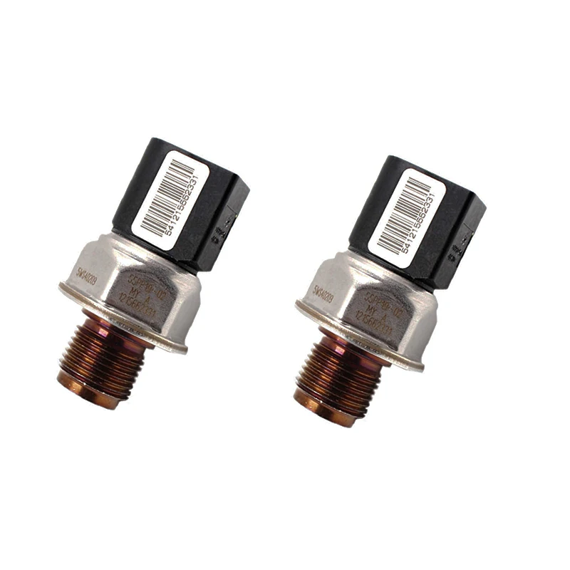 2PCS 55PP19-02 Fuel Rail Pressure Sensor Druensor 5WS40209 For   For Range  Disc - £147.84 GBP