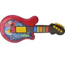 Sesame Street Elmo Guitar Lets Rock By Hasbro 2010 Musical Light-up Keys Guitar - $16.44