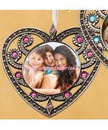 Photo Frame Avon Faux Gem Heart 3 In 1 Ornament, Table Decor, Magnet, Fr... - $19.75