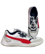 Puma Mens Dc Future Sneakers White Red 373022-02 Textile Low Top Air Cus... - $48.77 CAD