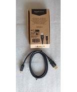 Amazon Basics Black A-Male to Mini-B USB 2.0 Charger Cable - 3 ft / 0.9m - $149.28 MXN