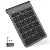 Number Pads, Wireless 22 Keys Numeric Keypad External Data Entry 2.4G Nu... - $37.99