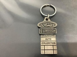 Dealer Promo Keyring Ford Lincoln Keychain Desjardins Auto Collection Porte-Clés - £8.64 GBP