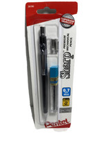 Pentel Mechanical Pencil 0.7mm Metallic Barrels Refill &amp; Erasers Asst Co... - £6.96 GBP