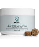 Growlz Canine Calm Soft Chews  New Jar 6.5 oz Manage Anxiety &amp; Strengthe... - $22.28 CAD