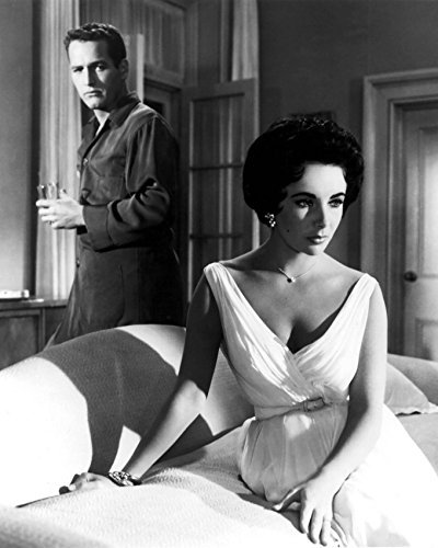 Paul Newman and Elizabeth Taylor in Cat on a Hot Tin Roof 16x20 Canvas Giclee - £55.74 GBP