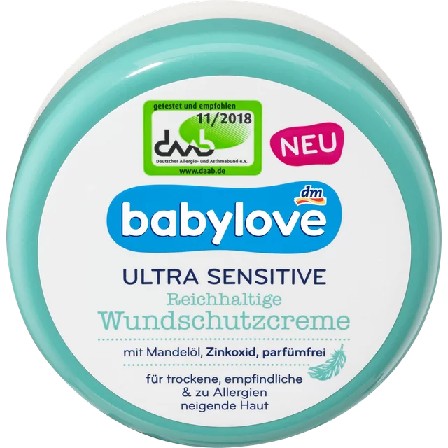 BABYLOVE Baby  Ultra Sensitive wound protection cream Made in Germany FR... - $9.89
