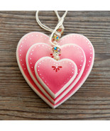 Traditional Handmade Wooden Heart, Valentine&#39;s Day Gift for Women, Mothe... - £26.96 GBP+