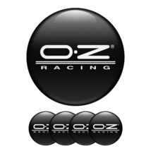 4 x 45 mm Oz Racing Logo Sticker Wheel Center Hub Cap - £10.89 GBP